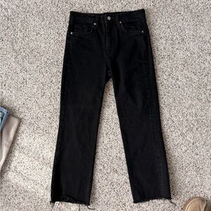 Zara Men's Classic Black Straight Jeans